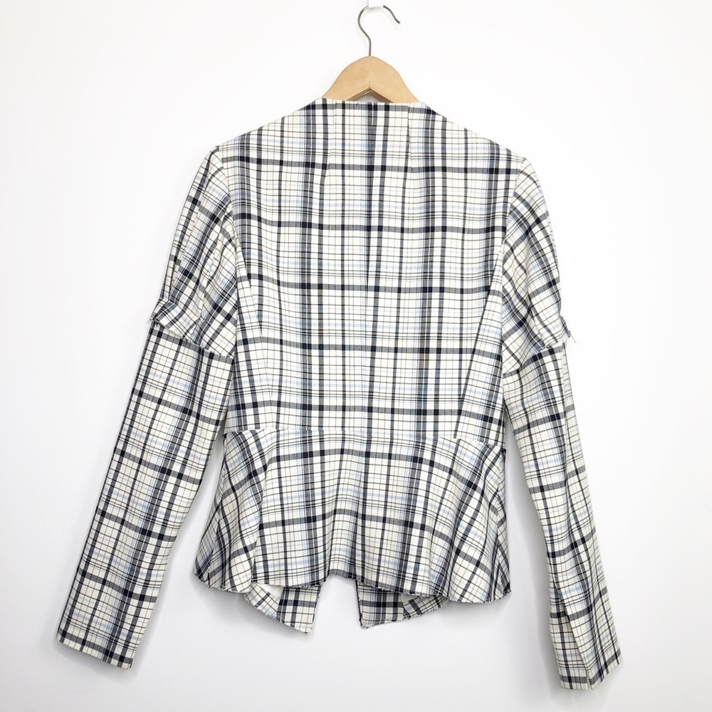 Lewis Plaid wool blazer View 4